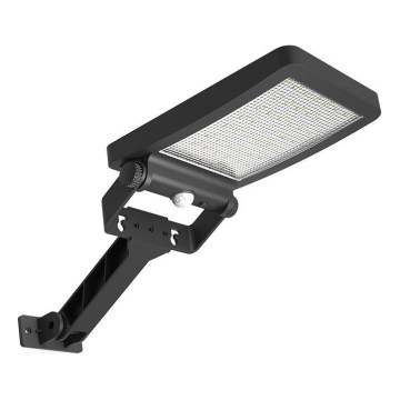LED Saulės energijos prožektorius su jutiklliu LED/5W/3,7V 4000K IP54 juoda