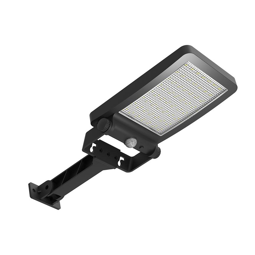LED Saulės energijos prožektorius su jutiklliu LED/5W/3,7V 4000K IP54 juoda