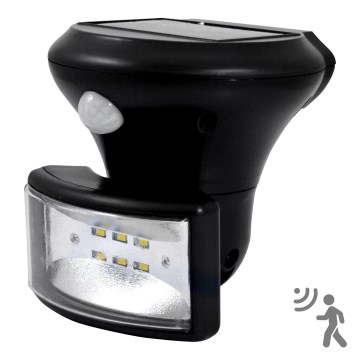 LED Saulės energijos prožektorius su jutiklliu LED/5W/3,7V IP44