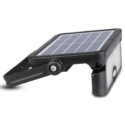 LED Saulės energijos prožektorius su jutiklliu LED/5W/3,7V IP65 4000K 3000 mAh