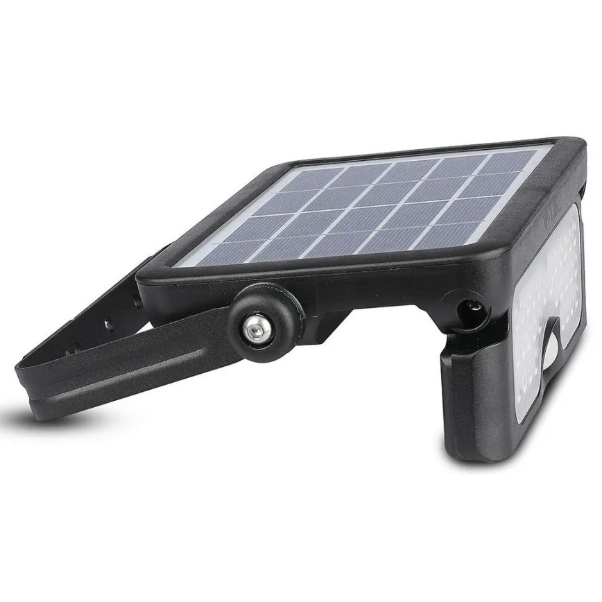 LED Saulės energijos prožektorius su jutiklliu LED/5W/3,7V IP65 4000K 3000 mAh