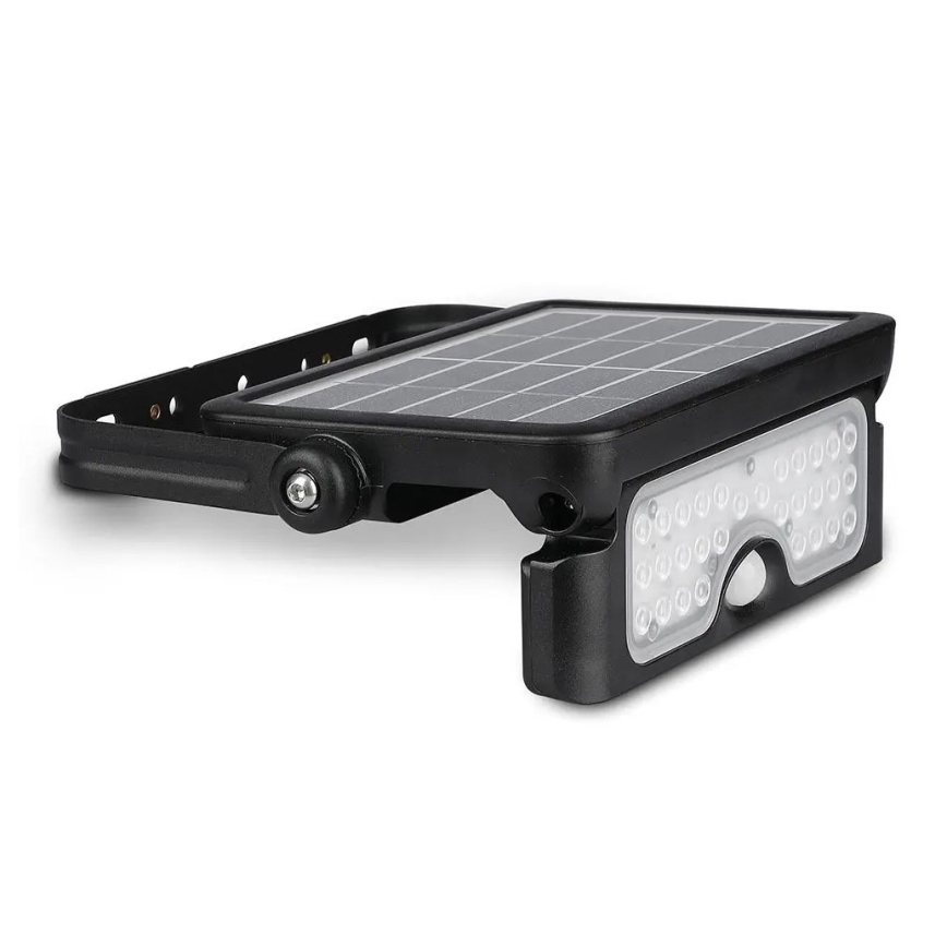 LED Saulės energijos prožektorius su jutiklliu LED/5W/3,7V IP65 4000K 3000 mAh