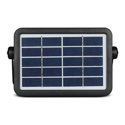 LED Saulės energijos prožektorius su jutiklliu LED/5W/3,7V IP65 4000K 3000 mAh