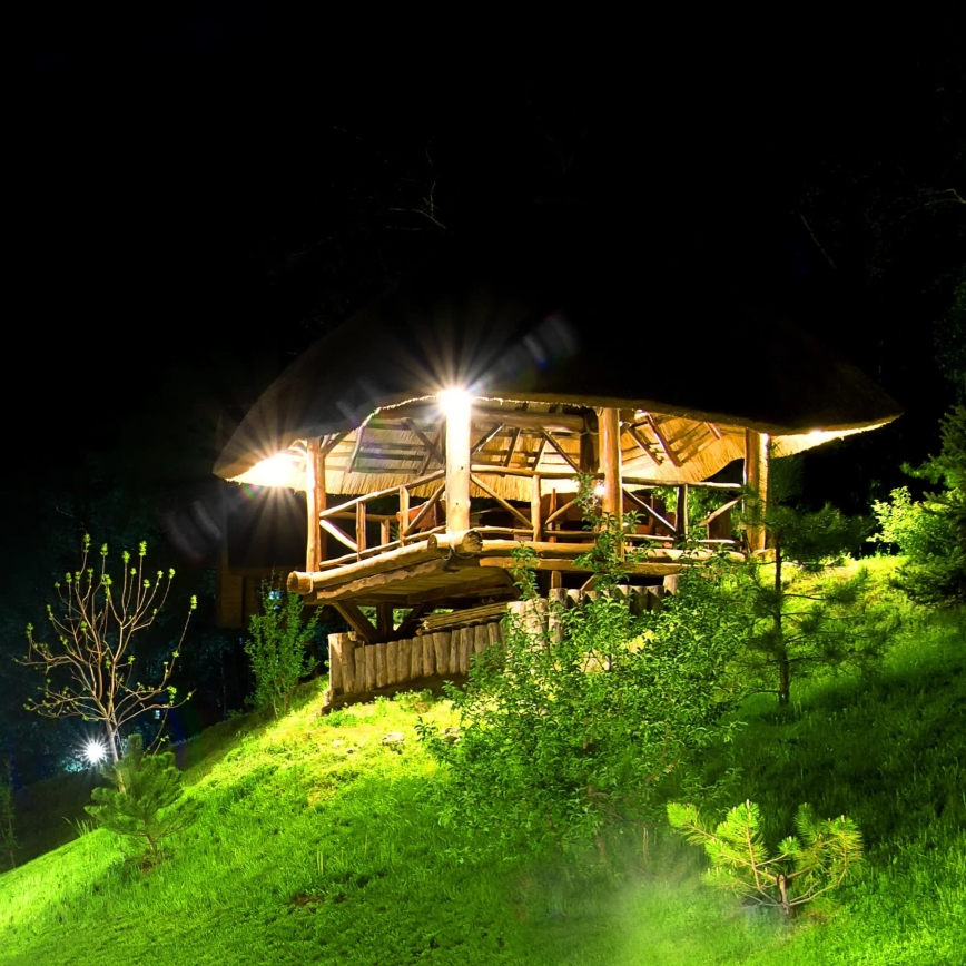 LED Saulės energijos prožektorius su jutiklliu TRIO LED/0,6W/3,7V 1200 mAh IP44