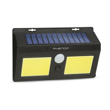 LED Saulės energijos sieninis šviestuvas su jutikliu 2xLED/2,5W/5,5V IP65