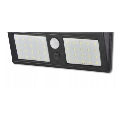 LED Saulės energijos sieninis šviestuvas su jutikliu LED/1,2W/3,7V IP54