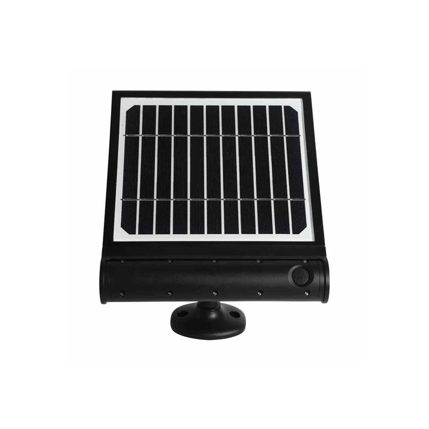 LED Saulės energijos sieninis šviestuvas su jutikliu LED/8W/3,7V 4000 mAh 4000K IP65