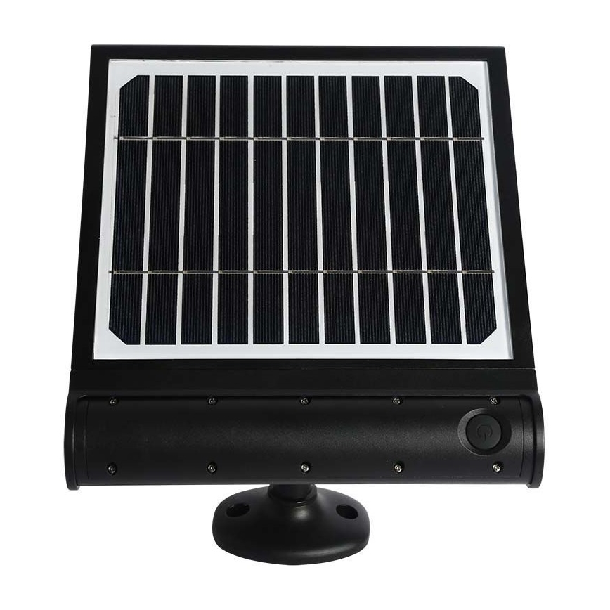 LED Saulės energijos sieninis šviestuvas su jutikliu LED/8W/3,7V IP65 6000K