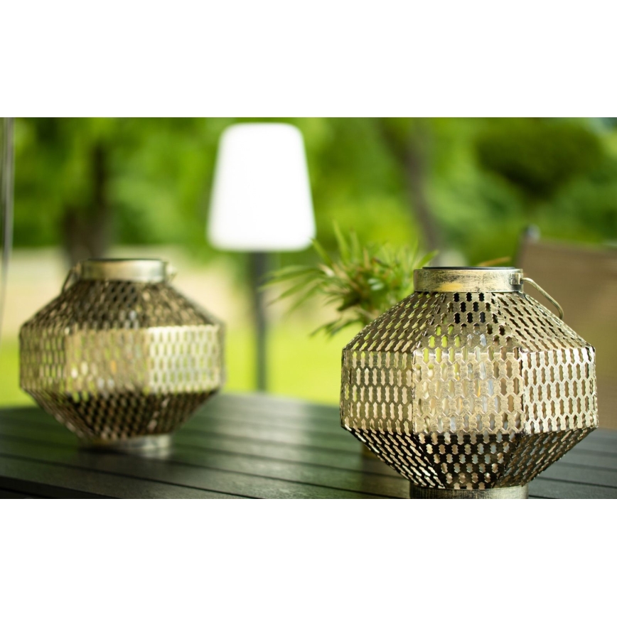 LED Saulės energijos šviestuvas LAURA 1xE27/1,2V IP44