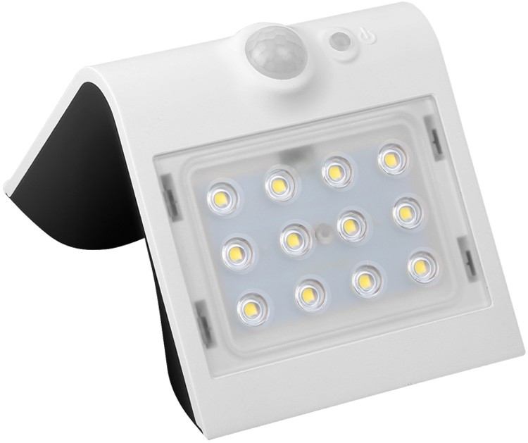 LED Saulės energijos šviestuvas su judesio ir sutemų jutikliu LED/1,5W/1200 mAh 3,7V IP65