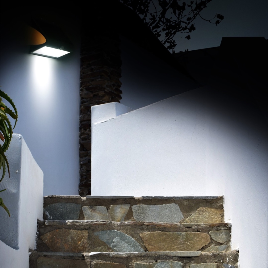 LED Saulės energijos šviestuvas su judesio jutikliu LED/6,8W/4000 mAh 3,7V IP65