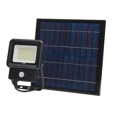 LED Saulės energijos šviestuvas su jutikliu LED/30W/3,7V 6500K IP65 6600 mAh