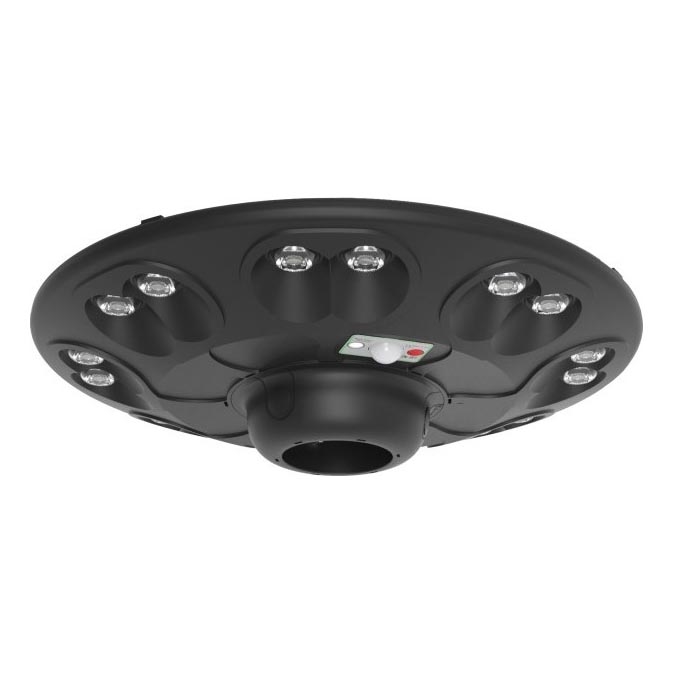 LED saulės gatvės šviestuvas su jutikliu LUVIA LED/15W/3,2V 4000K IP54 5400 mAh + nuotolinis valdymas