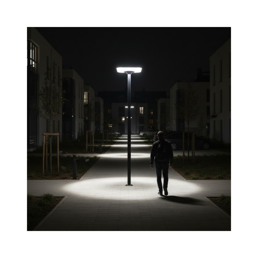 LED saulės gatvės šviestuvas su jutikliu SOLSUMI LED/25W/3,2V 3000/4000/6500K IP54 24000 mAh + nuotolinis valdymas