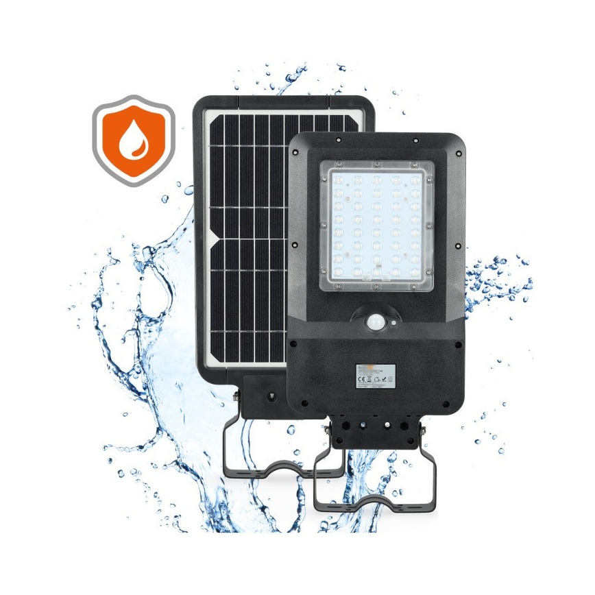 LED Saulės gatvės šviestuvas su jutikliu STREET LED/15W/7,4V 4000K IP65 5400 mAh