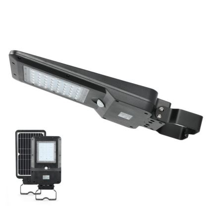 LED Saulės gatvės šviestuvas su jutikliu STREET LED/15W/7,4V 4000K IP65 5400 mAh