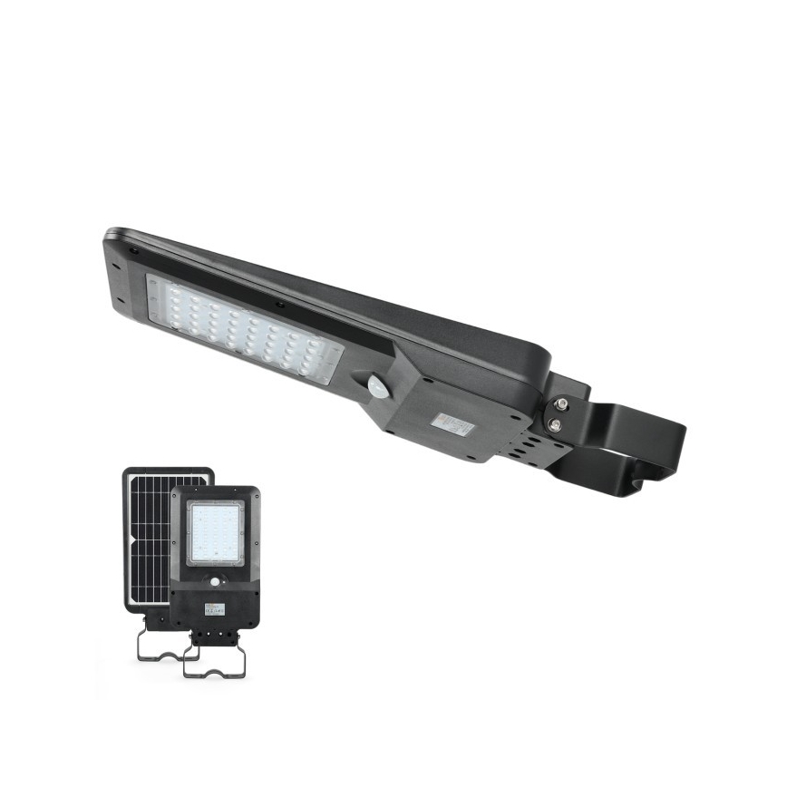 LED Saulės gatvės šviestuvas su jutikliu STREET LED/15W/7,4V 4000K IP65 5400 mAh