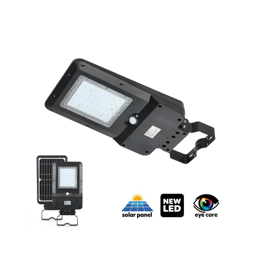 LED Saulės gatvės šviestuvas su jutikliu STREET LED/15W/7,4V 4000K IP65 5400 mAh