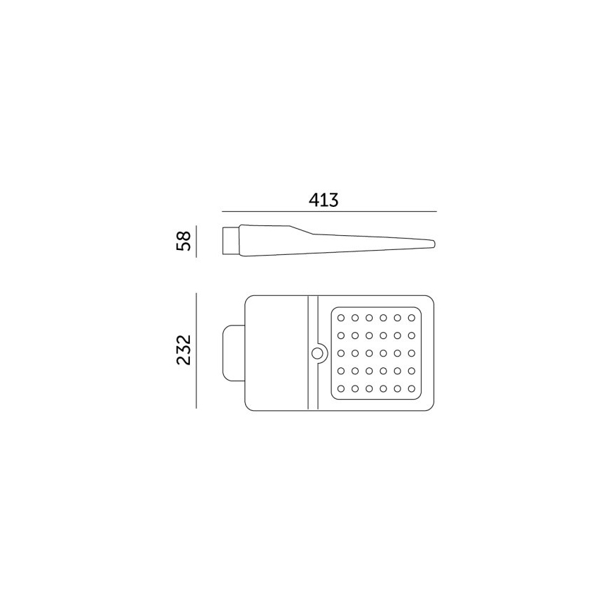 LED Saulės gatvės šviestuvas su jutikliu STREET LED/15W/7,4V 4000K IP65 5400 mAh