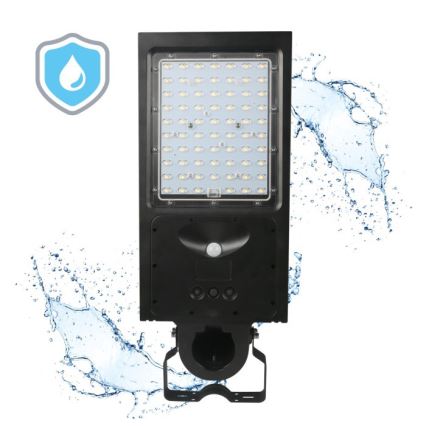 Reguliuojamas LED saulės gatvės šviestuvas su jutikliu STREET LED/30W/9,6V 3000/4000K 6000 mAh IP65 + nuotolinis valdymas