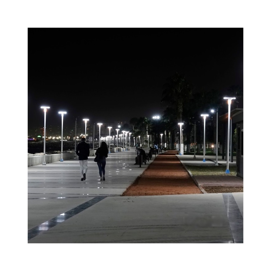 LED Saulės gatvių lempa su jutikliu LUVIA LED/15W/3,2V 4000K IP54 5400 mAh + nuotolinio valdymo pultas