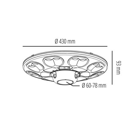 LED Saulės gatvių lempa su jutikliu LUVIA LED/15W/3,2V 4000K IP54 5400 mAh + nuotolinio valdymo pultas