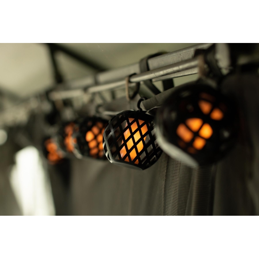 LED Saulės girlianda 60xLED/2m IP44