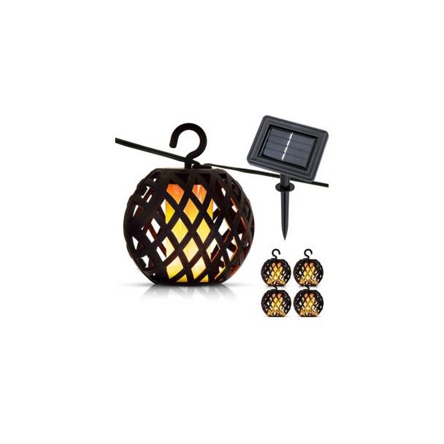 LED Saulės girlianda 60xLED/2m IP44