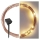 LED Saulės girlianda LED/2,4W/1,2V 1xAA 15 m IP44 3000K 600 mAh