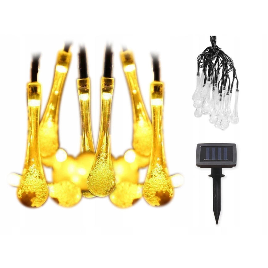 LED saulės girlianda su sutemų jutikliu 20xLED/0,72W/1,2V 600 mAh 4,7m IP44