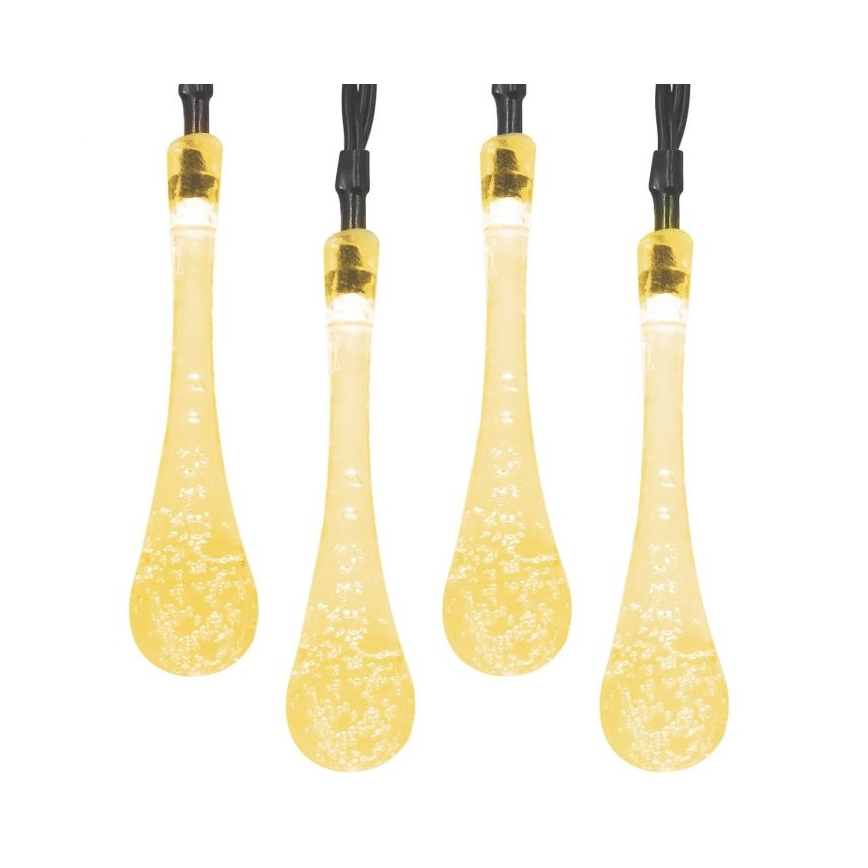 LED saulės girlianda su sutemų jutikliu 20xLED/0,72W/1,2V 600 mAh 4,7m IP44