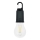 LED saulės įkraunamas žibintas LUMINA LUMO LED/USB 300 mAh juodas