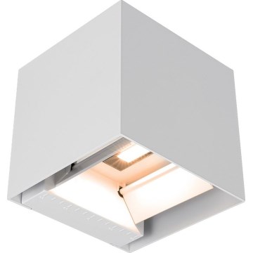 LED saulės lauko sieninis šviestuvas su jutikliu LED/9W/5V 3000/4000/5000K IP65 2600 mAh baltas