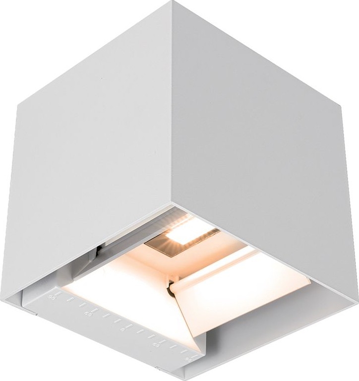 LED saulės lauko sieninis šviestuvas su jutikliu LED/9W/5V 3000/4000/5000K IP65 2600 mAh baltas