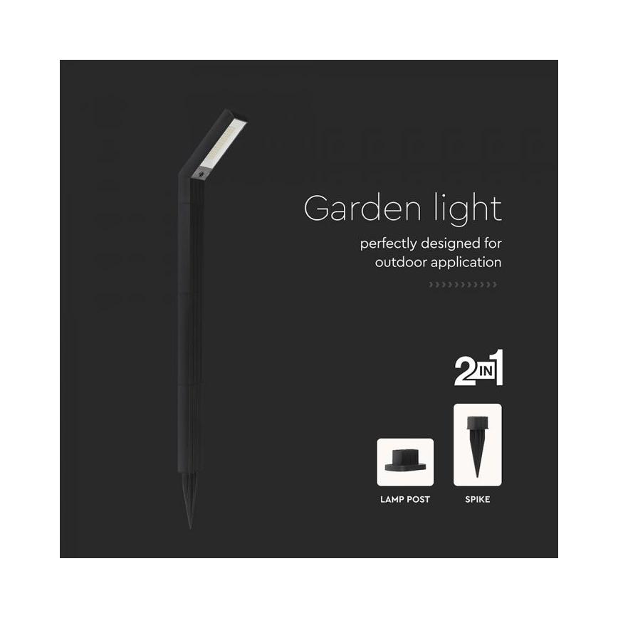LED saulės lempa 2 viename LED/1,5W/3,7V IP65 1500 mAh