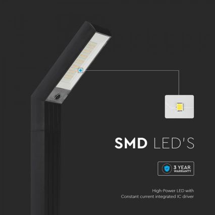LED saulės lempa 2 viename LED/1,5W/3,7V IP65 1500 mAh