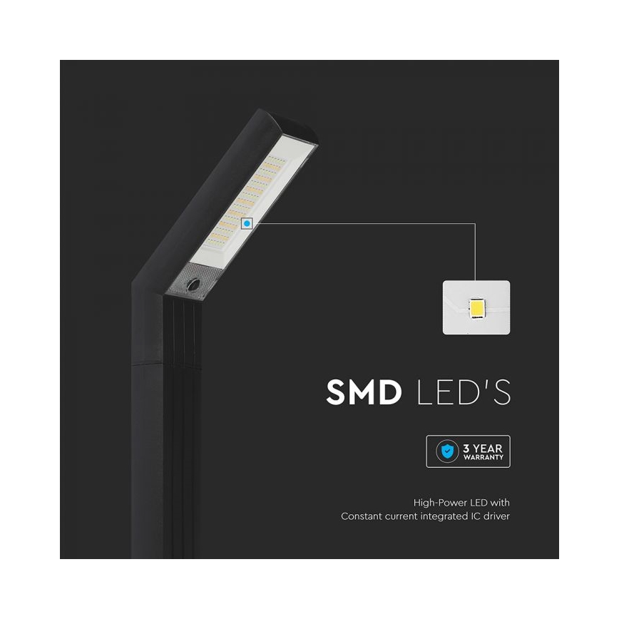 LED saulės lempa 2 viename LED/1,5W/3,7V IP65 1500 mAh