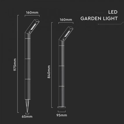 LED saulės lempa 2 viename LED/1,5W/3,7V IP65 1500 mAh