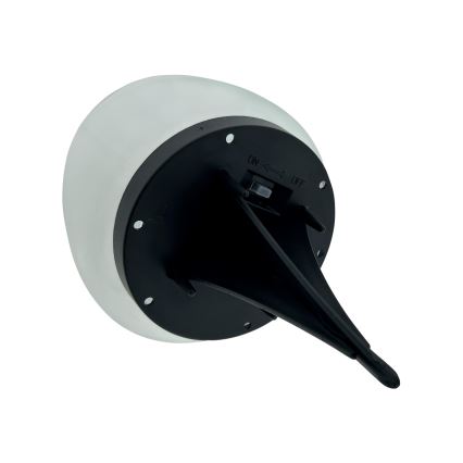 LED saulės lempa 2xLED/1,2V 300 mAh IP44 juoda/balta