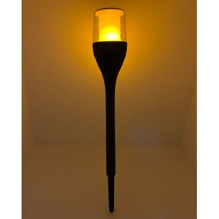 LED saulės lempa LED/1,2V 800 mAh IP44 juoda