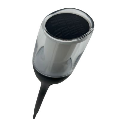 LED saulės lempa LED/1,2V 800 mAh IP44 juoda
