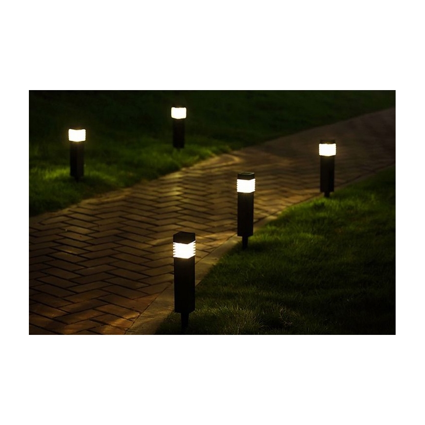 LED saulės lempa MARTIN LED/1,2V 150 mAh IP44 juoda