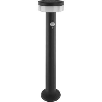 LED saulės lempa su jutikliu LED/2W/3,7V 1200 mAh IP44 50 cm