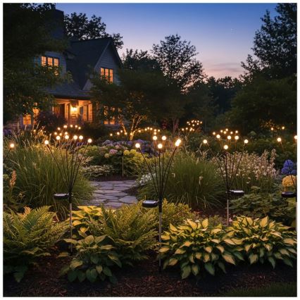 LED saulės lempa su jutikliu SPRINKLE LED/1xAAA 3000K IP44 200 mAh