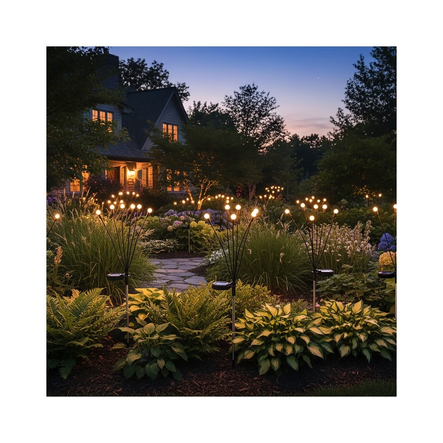 LED saulės lempa su jutikliu SPRINKLE LED/1xAAA 3000K IP44 200 mAh