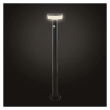 LED saulės lempa su jutikliu LED/2W/3,7V 1200 mAh IP44 80 cm