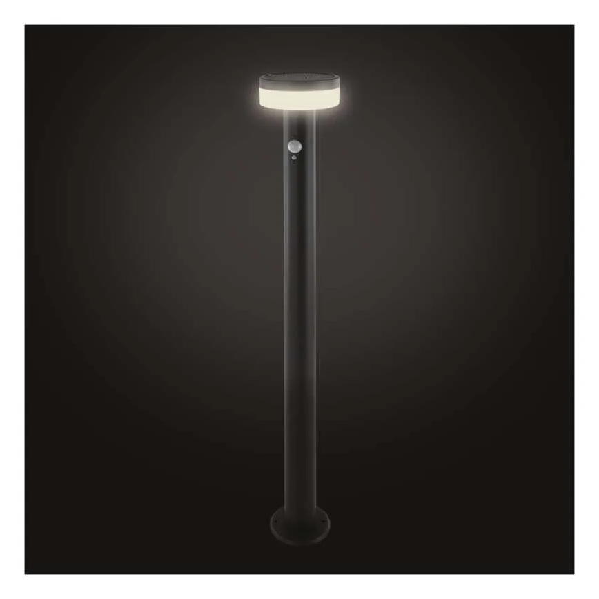LED saulės lempa su jutikliu LED/2W/3,7V 1200 mAh IP44 80 cm