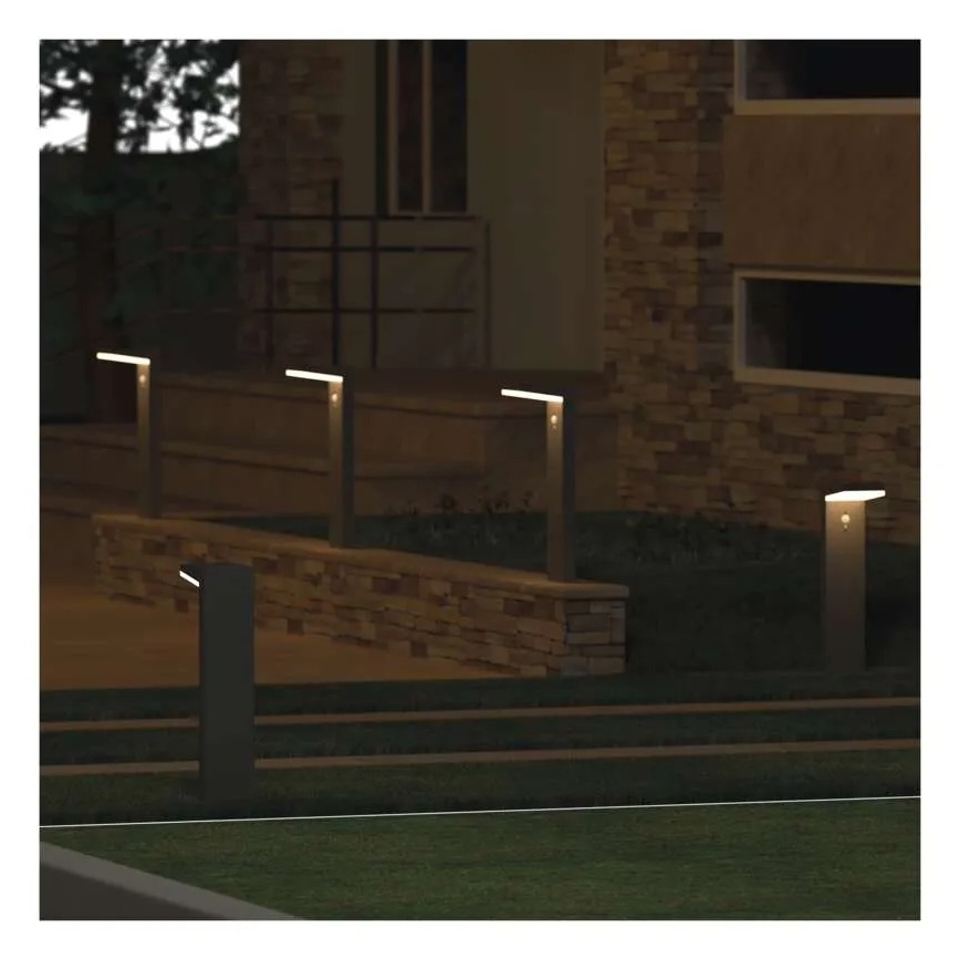 LED Saulės lempa su jutikliu LED/4,4W/3,7V 2200 mAh IP44