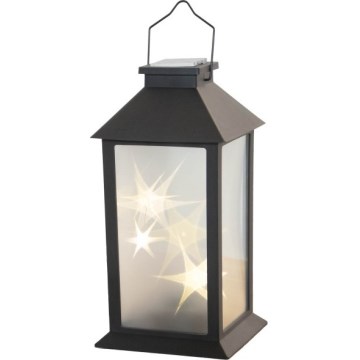 LED saulės pakabinamas šviestuvas su jutikliu CANDELIO STAR LED/1xAA 2700K IP44 200 mAh