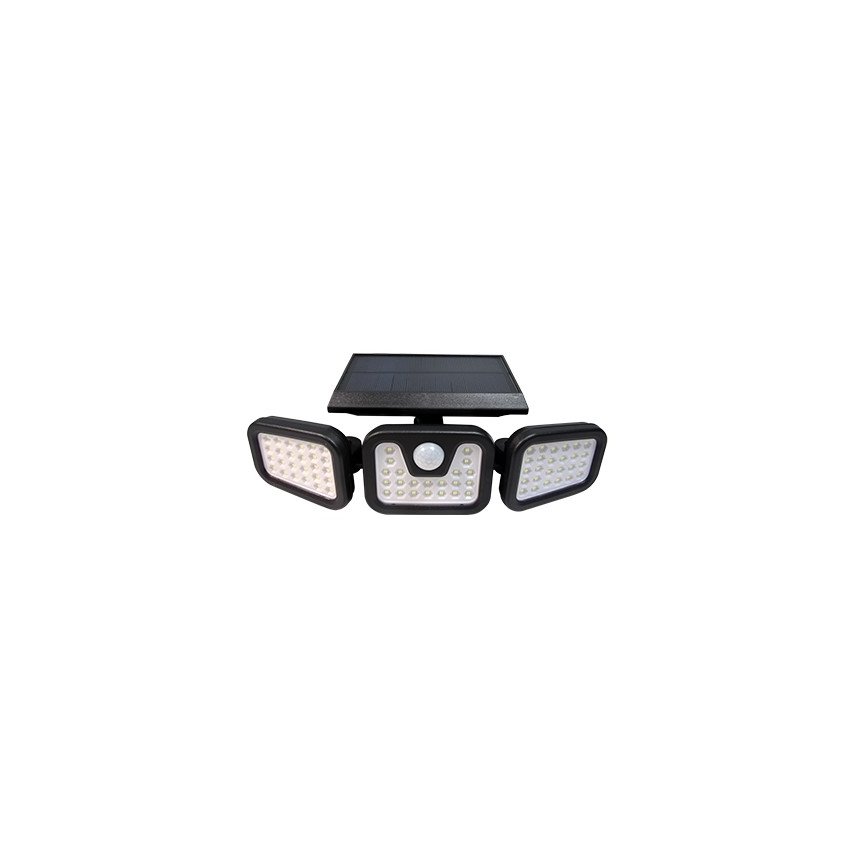 Lankstus LED saulės prožektorius su judesio jutikliu LED/15W/3,7V 2400 mAh IP54 4500K
